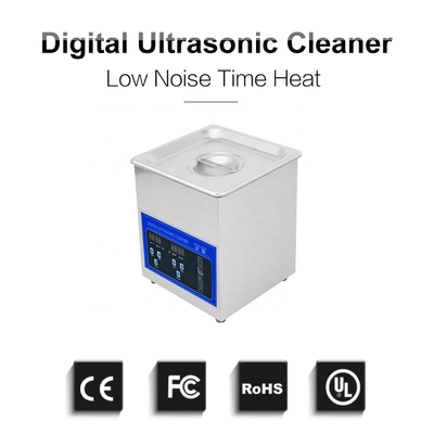 Benchtop Medical Tools Bicycle Chain Ultrasound Cleaning Machine 2L Digital Ultrasonic Cleaner