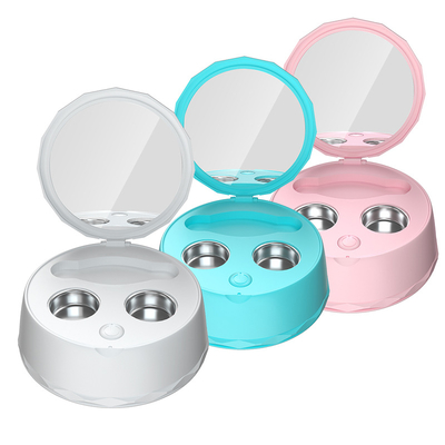 Portable Rechargeable Cosmetic Contact Lens Auto Eye Protein USB Household Mini SUS316 Ultrasonic Cleaner