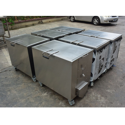 stainless steel Heated Soak Tank commercial kitchen utensil cleaning and degreasing
