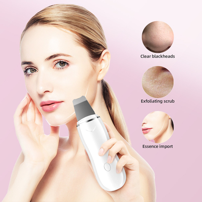 Mini home use inface DEEP CLEANING derma peeling massager, ultrasonic facial skin scrubber
