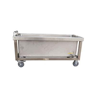 Sustainable Kitchen Restaurant Stainless Steel Heated Movable Soaking Tank