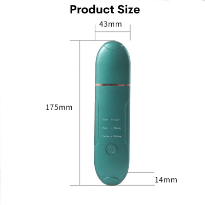 Cheap Ultrasonic Deep Cleansing Mineral Face Skin Scrubber Spatula Deep Facial Cleanser